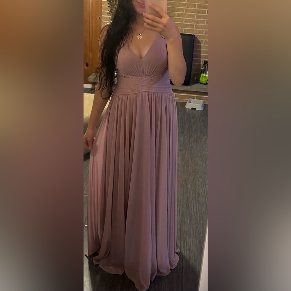 Polyester David’s bridal Bridesmaid dress